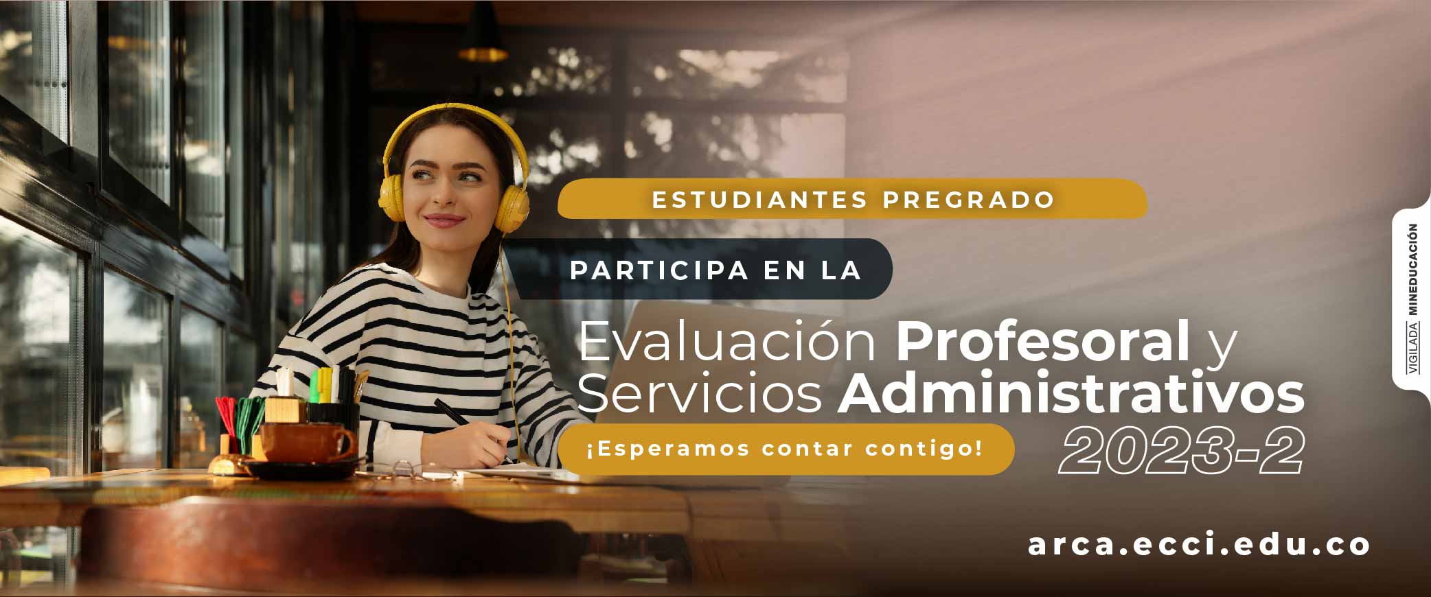 Evaluación profesoral y servicios administrativos 2023-2